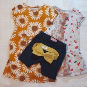 3T Summer Dress & Accessories Bundle - 5 Piece Set